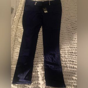 Blue stretchy pants